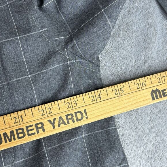 Polo Ralph Lauren Sleep Shirt Men Large Gray Check Button Up Pocket Pony New $55 - Picture 9 of 12